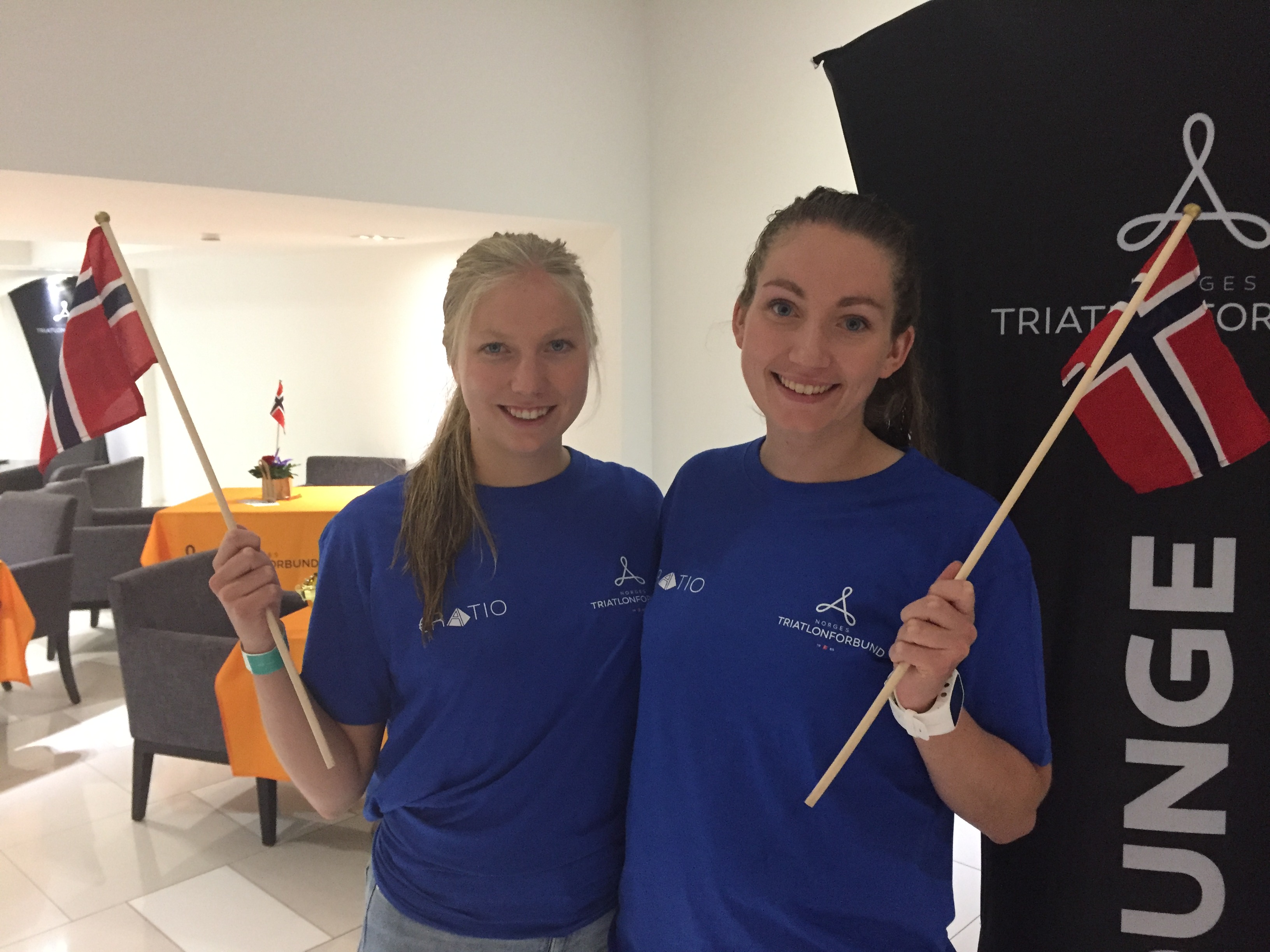 Kaja Bergwitz-Larsen og Malene Hjorteland i Team Agegroup Norway er klare for VM. Og ferie!